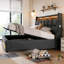 Lit plateforme double tapissier-276211506-276211507
