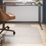 Hard Floor Straight Edge Standard Lip Chair Mat
