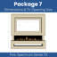 Evolution Fires Pre-Built Media Wall Package 7, finished in textured Venetian Plaster, includes Spectrum Series 72 Series 3-Sided Electric Fireplace-1983141507