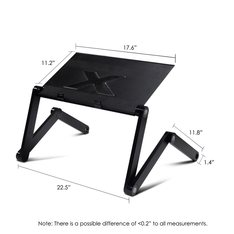 Barga 56cm Standing Desk Conversion Unit, Black