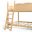 Lit superposé double au-dessus de double avec tablettes de rangement, lit superposé en bois massif avec glissière et échelles, conception à profil bas, rose et blanc-133070020