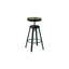 Tabouret de bar pivotant en bois massif Attayac