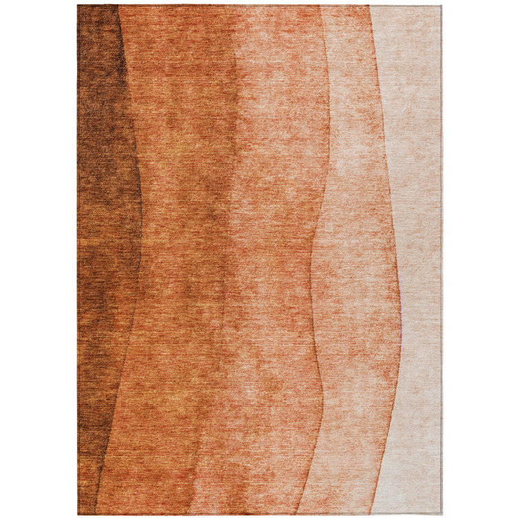 Washable Ombre Indoor / Outdoor Rug
