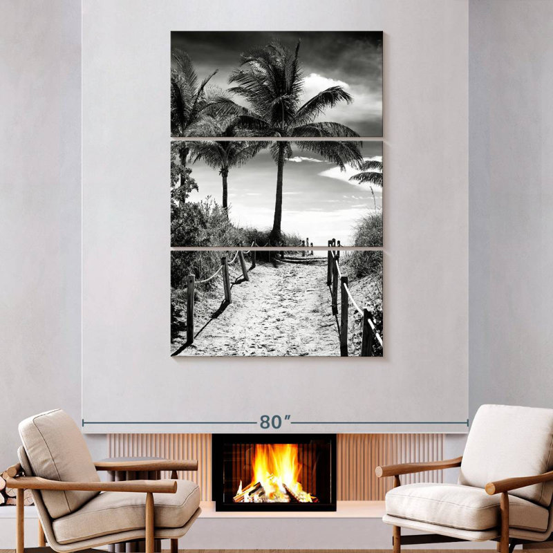 Nicci Boardwalk On The Beach - Miami - Floride III, H 74 po x l 48 po