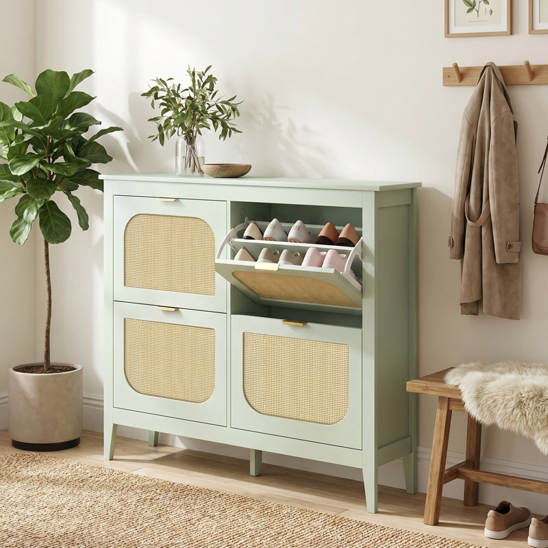 Shoe Storage Cabinet, 95.5 cm H x 105 cm W x 24 cm D