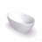 55 Inch Freestanding Solid Surface Soaking Bathtub