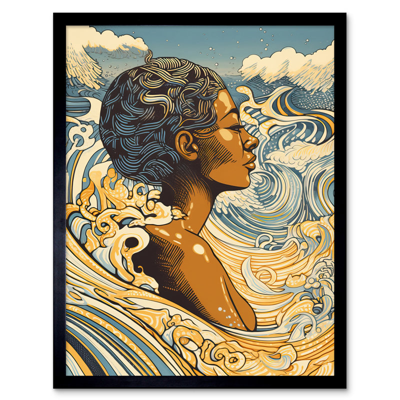 Joe Love Of The Sea Summer Swim - Single Picture Frame Print