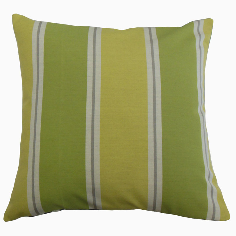 Coussin Quiqui, 24 po x 24 po, Vert, Coussin décoratif