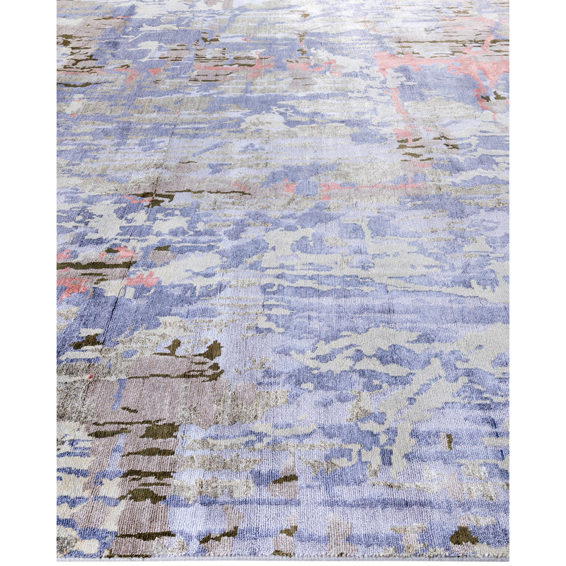 Overdyed One-of-a-Kind 9' 2" X 12' 3" Hand Knotted Area Rug