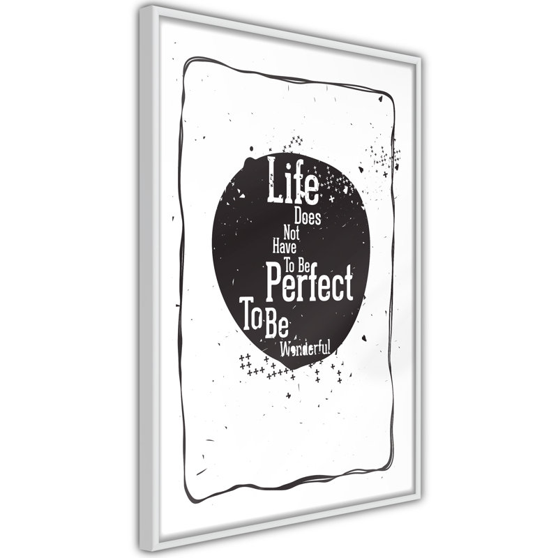 " Life ", Gold Framed, 16" W x 24" H