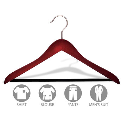 Yearby Wood Non-Slip Standard Hanger