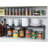 Expandable Cabinet Storage Rack - Tabletop Storage Spice Shelf Organizer Rack