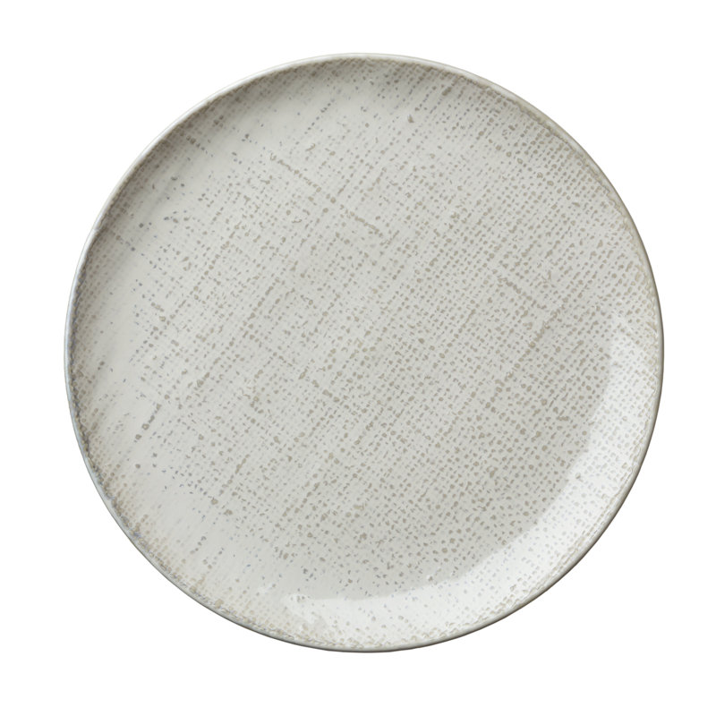 Assiettes coupées rondes en tricot, 7 po, par Luzerne
