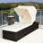 Deatonville Reclining Chaise Lounge with Cushion and Table-12729894
