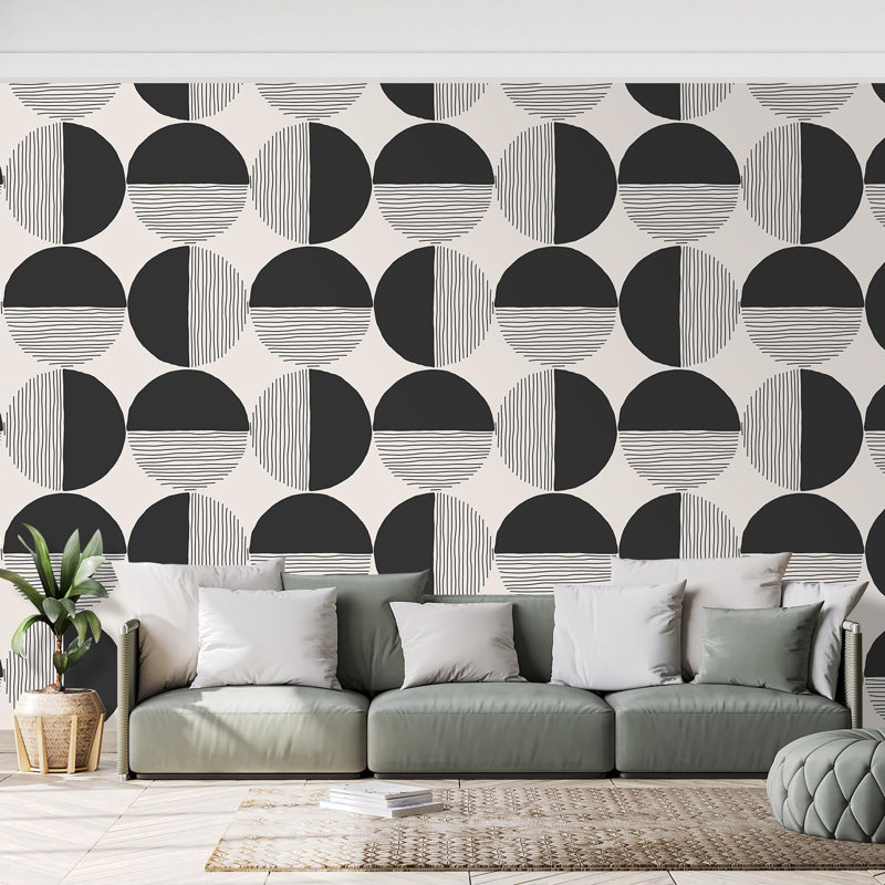 Peel & Stick Geometric Border, 100" L x 144" W