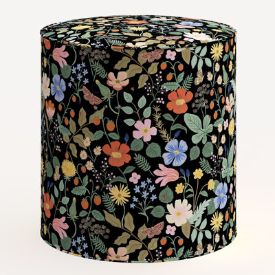 Rifle Paper Co. x Cloth & Company Billie Ottoman