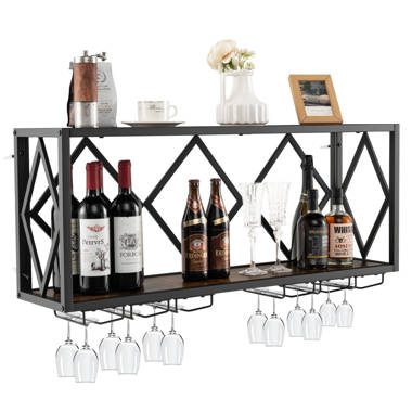 Kitcheniva Wall Mount Wine Rack Storage Glass Cup Holder Organizer, 3 Tier,  1 Holder - Dillons Food Stores