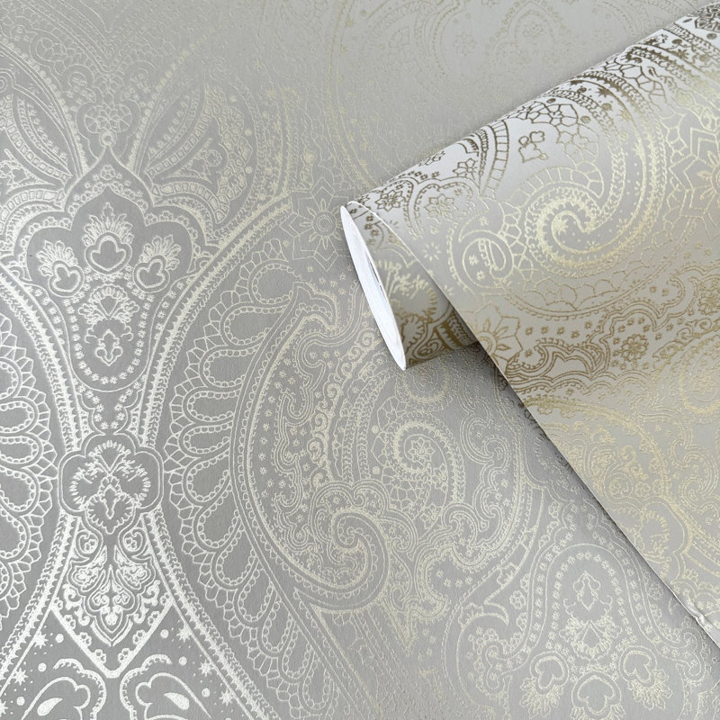 Zen 1000cm x 57cm Wallpaper Roll, Brown