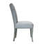 Chaise rembourrée en platine Canonbury Carleton