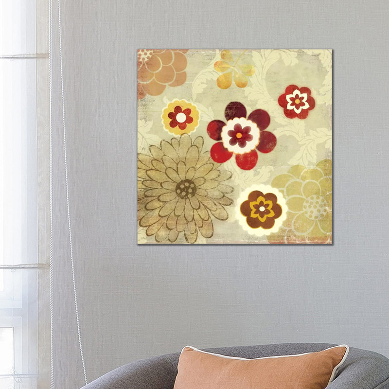 Burst by Asia Jensen - Wrapped Canvas Print, 66.04 cm H x 66.04 cm W x 1.91 cm D