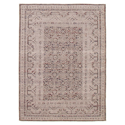 Tapis gris clair Tangier 5 pi 6 po x 7 pi 5 po