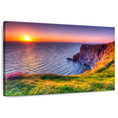 Gillard Cliff Of Moher Sundown