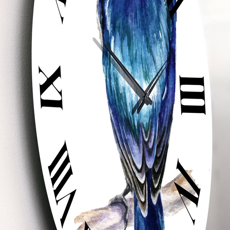 Style Martin-pêcheur - horloge murale traditionnelle, Moyenne