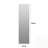 Rectangular Full Length Wall Mirror, Shatter-Resistant and Copper-Free Silver Glass for Clear Reflections