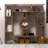 Okane 52" H x 52" W Geometric Bookcase-1172962694