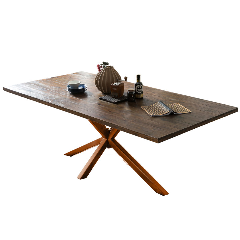 Saco Table Base, Brown