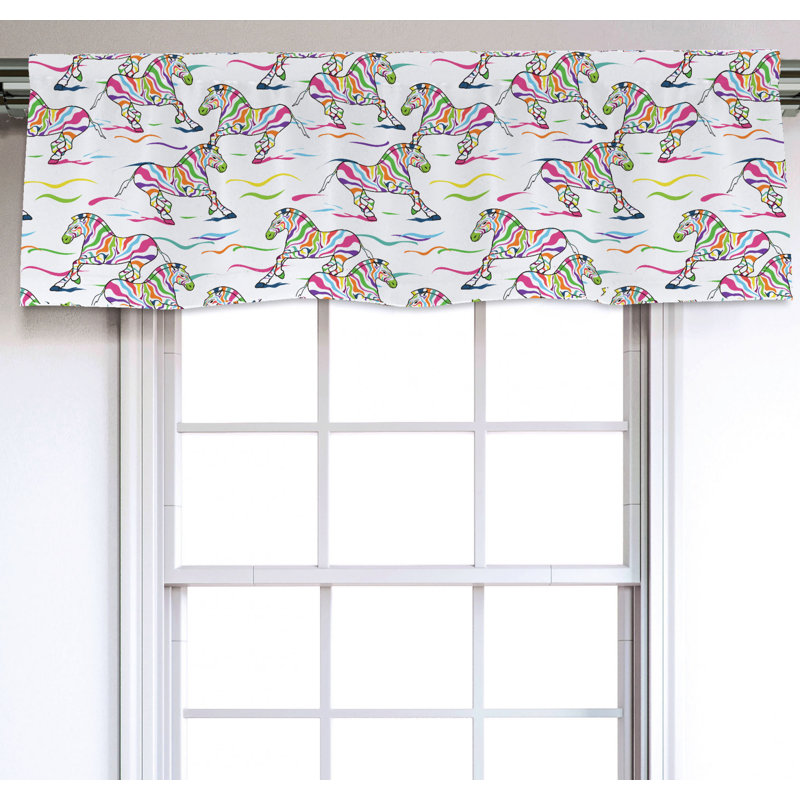 Sateen Ruffled Window Valance
