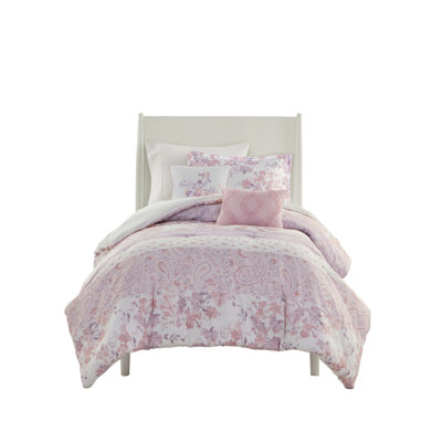 Floral Paisley Comforter Set Twin