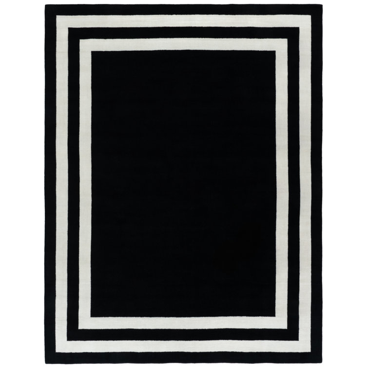Ralph Lauren Fitzgerald Border Wool Geometric Rug