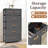 Jauier Metal 23.2'' W 6 - Drawer Dresser, Gray-783231051