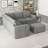 Aubade L-Shaped Modular Storage Sofa Set-685543998