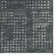 Tapis contemporain noir Houndstooth 5 po x 7 po 6 po