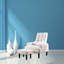 Fauteuil inclinable en tissu doux blanc crème pour le salon, salle de loisirs ergonomique blanche et apaisante