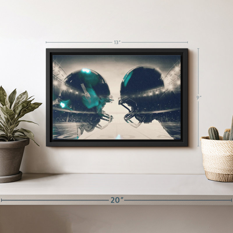 «Football Clash», reproduction sur toile, H 9 po x l 13 po