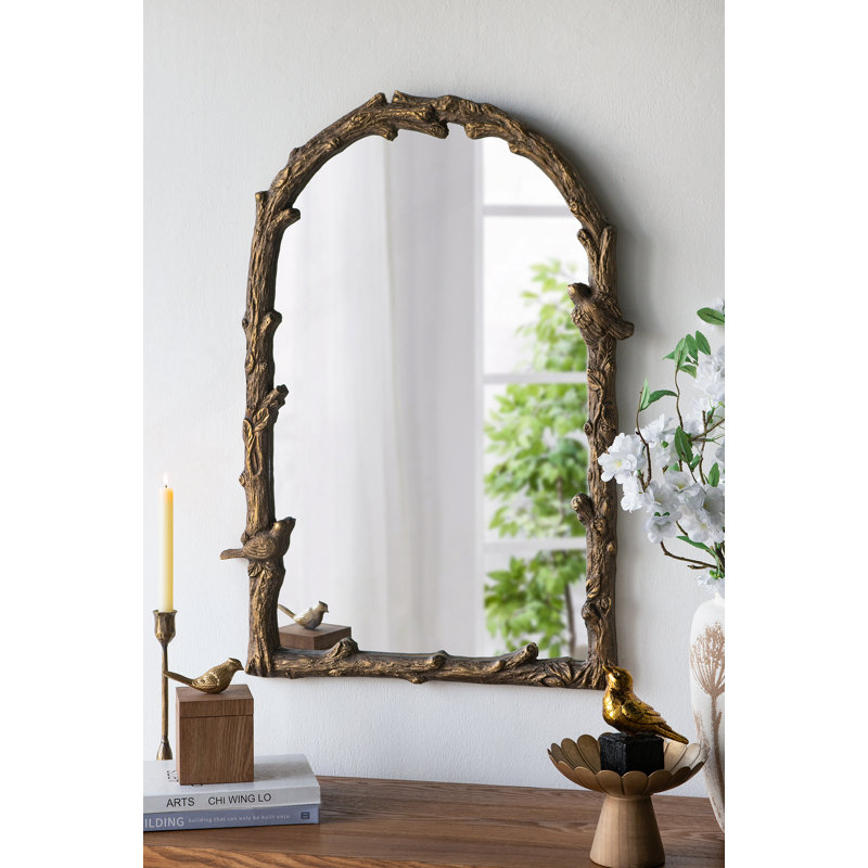 Miroir décoratif, miroir mural arqué pour chambre à coucher, salon