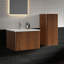 Ensemble de meuble-lavabo simple mural avec plateau en céramique Alessandria -269077723-271895845