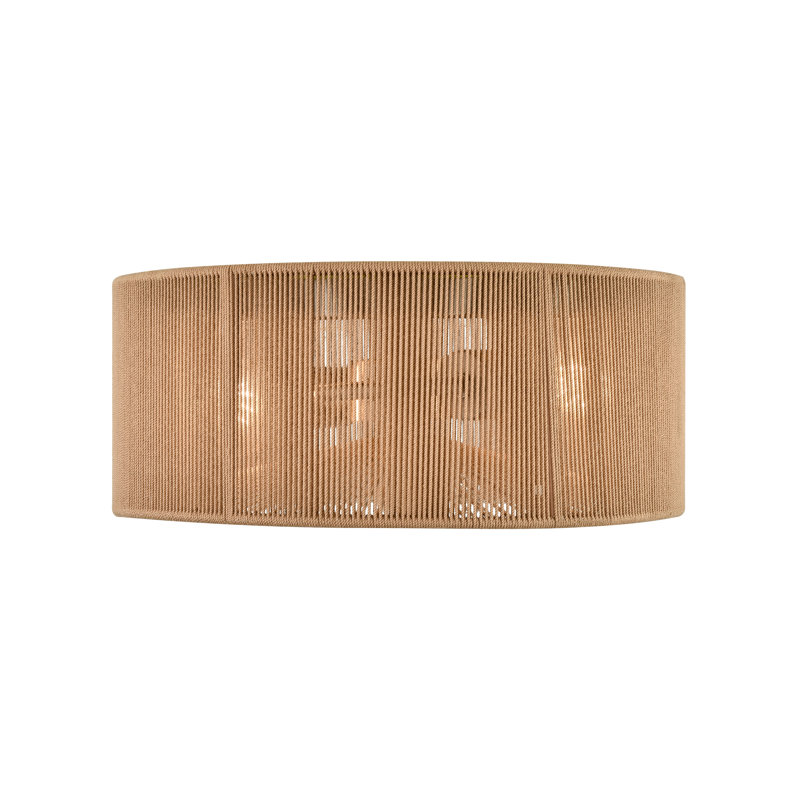 Plafonnier encastré en tissu 2 lumières 5,75 po Steinmar