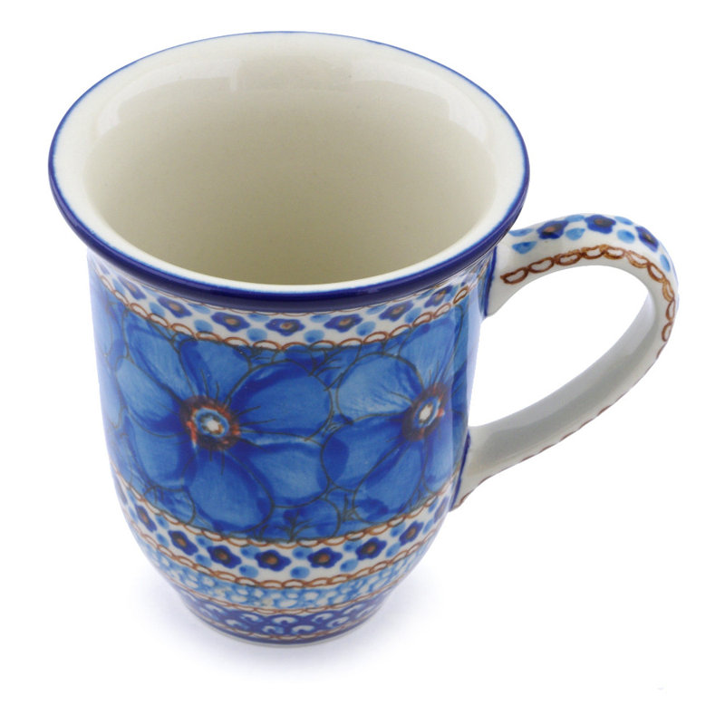 Grande tasse en grès 17 oz - French Poppies