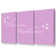 Your Own Name Princess Pink - 3 Piece Wrapped Canvas Typography