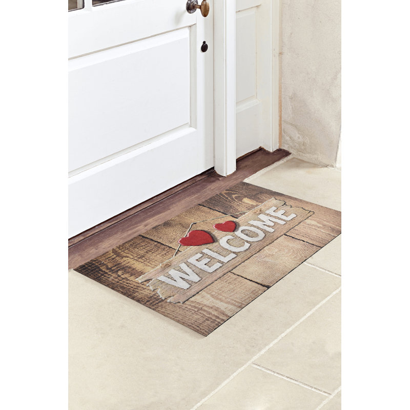 Paillasson durable en PVC antidérapant de 15,7 po x 23,6 po | Matériau 100% PVC, lavable à la machine à 86 ° F | Parfait pour l'intérieur et l'extérieur, facile à nettoyer, élégant et fonctionnel