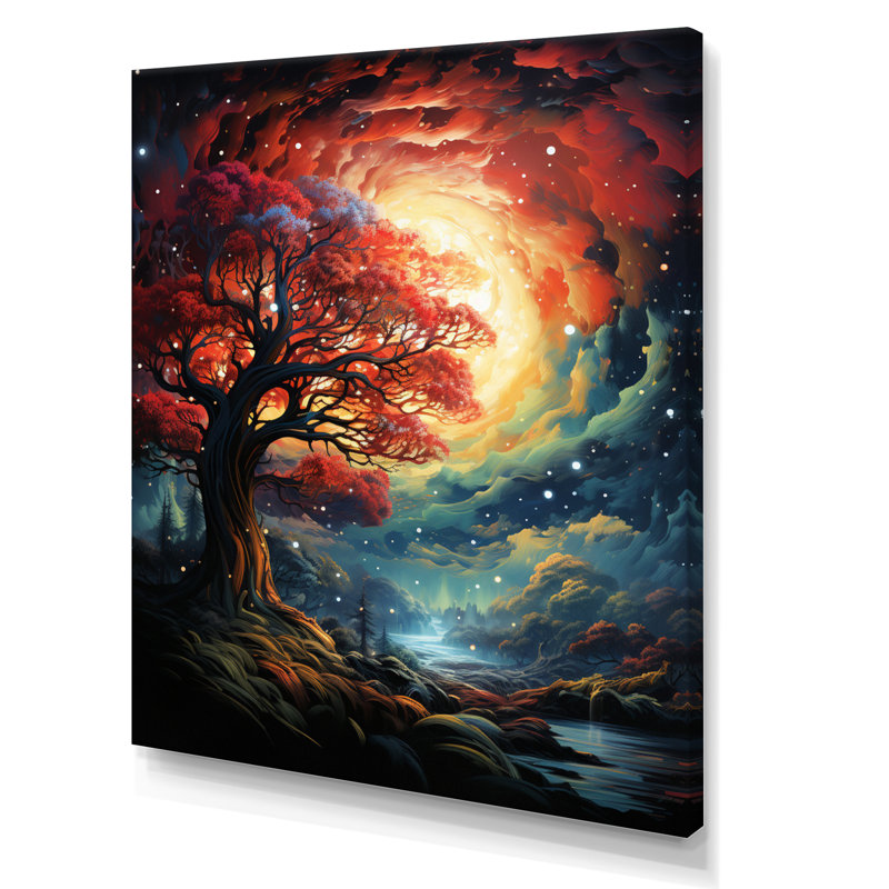 «Branches Majestic Canopie Tree I», reproduction sur toile, H 20 po x l 12 po x P 1 po, Toile tendue