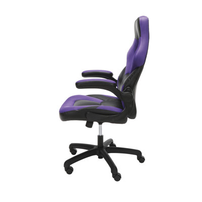 RESPAWN 3085 Ergonomic Gaming Chair for Adults, High Back Office Chair with Headrest and Flip Up Arms, Leather Racing Style Gaming Seat with Lumbar Support, Video Game Computer Desk Seat