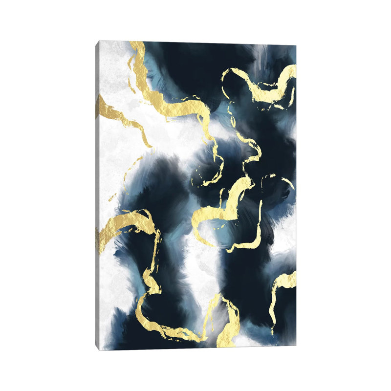 Electric Fusion I by Marcus Prime - Painting on Canvas, Wrapped Canvas, 45.72cm H x 30.48cm W x 1.91cm D