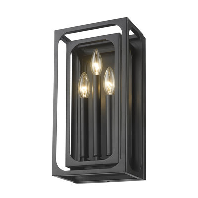 Piranavan Steel Candle Wall Light