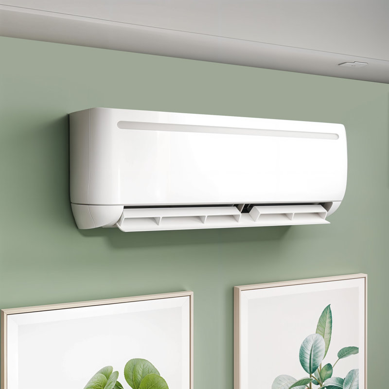 Grand climatiseur à deux blocs sans conduit 9 000 BTU avec télécommande 450 pieds carrés Pi. Couverture, SEER 19 écoénergétique, ultra silencieux, Wi-Fi activé