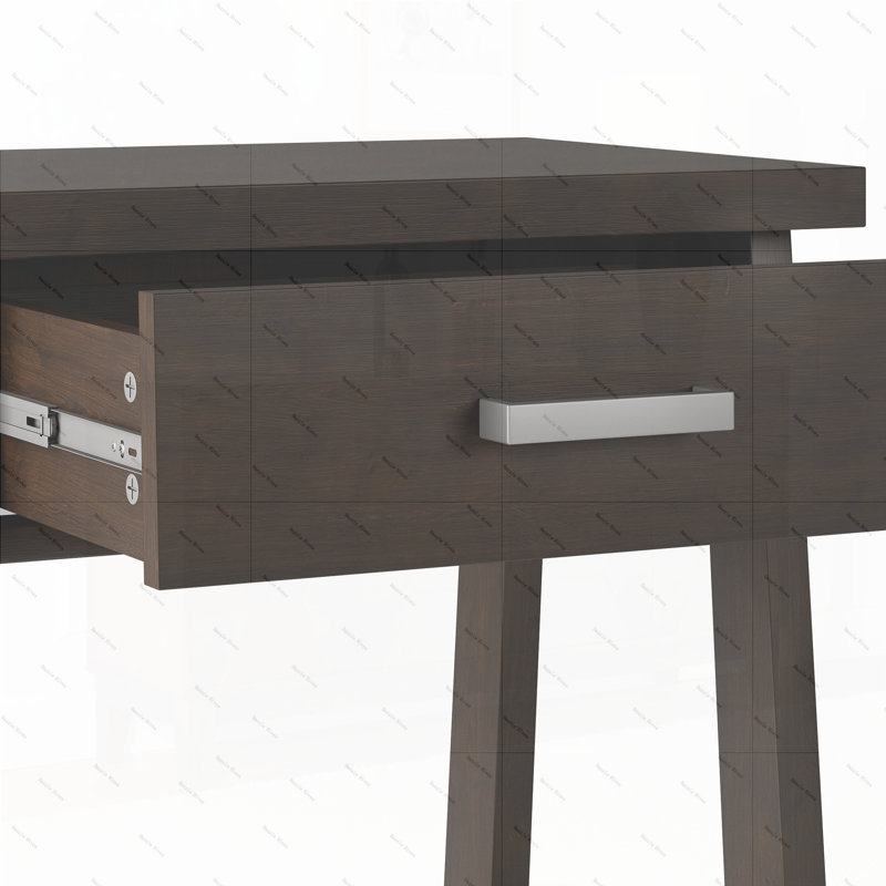 Sawhorse - Table de chevet - Brun châtaignier foncé